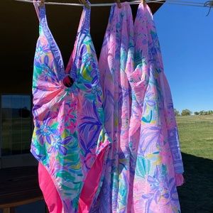 Lilly Pulitzer Stephie One Piece Swimsuit & Wrap